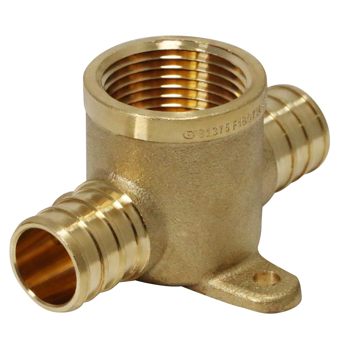 Female Tee brass pipe fitting with internal threading by Parashar Pipes Delhi