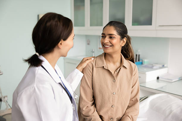 Doctor reviewing a treatment plan with a patient