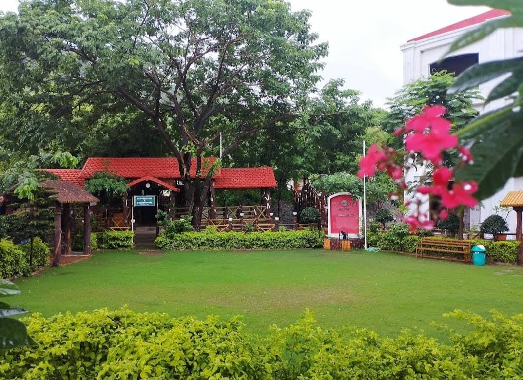 Games zone and lawns at Fortview Resort, Daulatabad