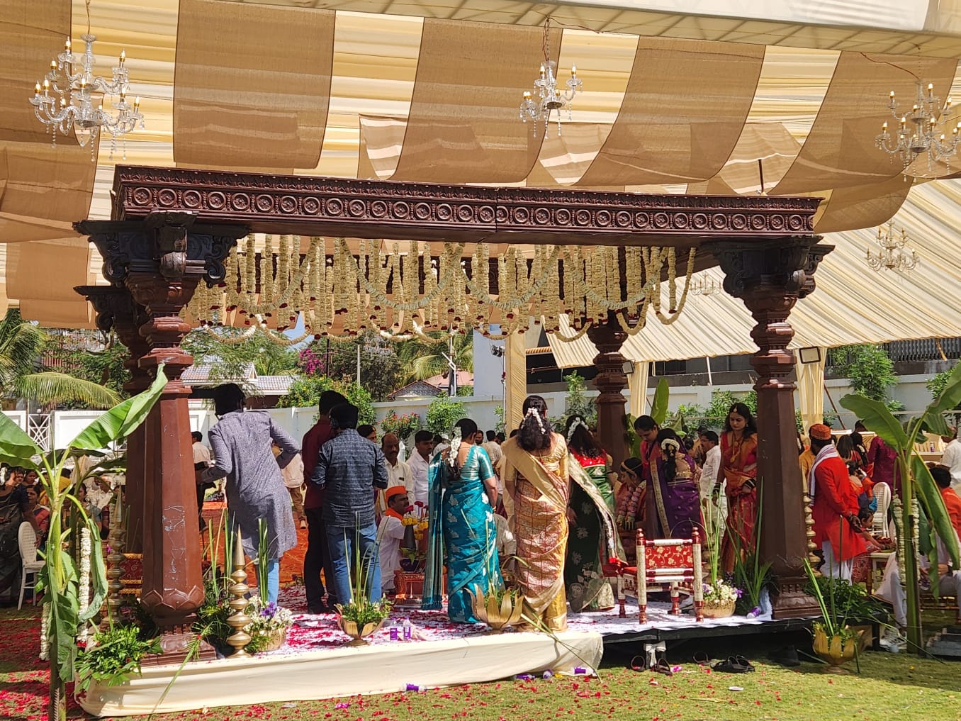 Wedding banquet event at Fortview Resort, Aurangabad