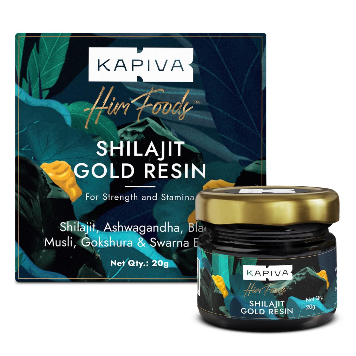 Premium Shilajit Gold Resin 20g - best shilajit gold supplement in Pune