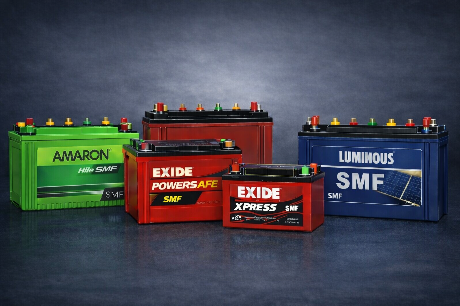 Exide Luminous battery installation by Sharma Enterprises Delhi dealer