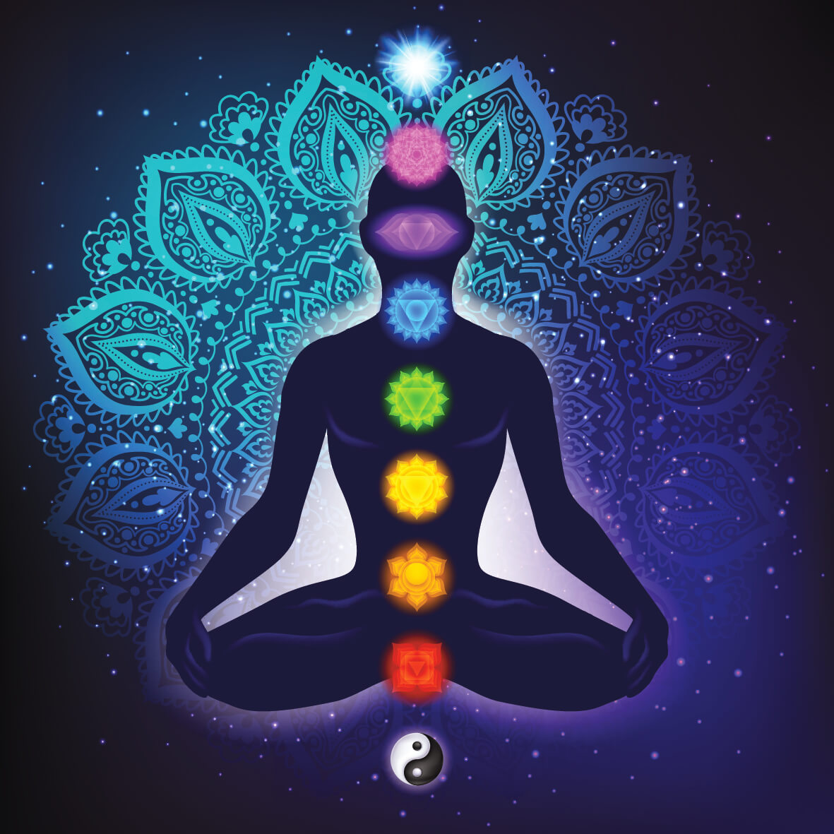 Meditation and chakra balancing at our Surat healing centre