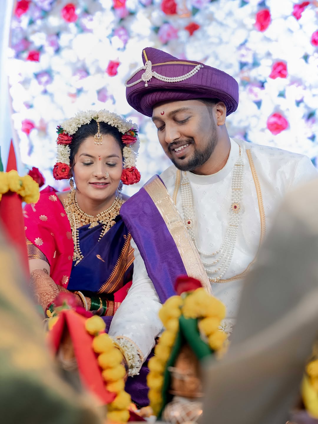 Best reception photography in Hyderabad - couple entrance at reception