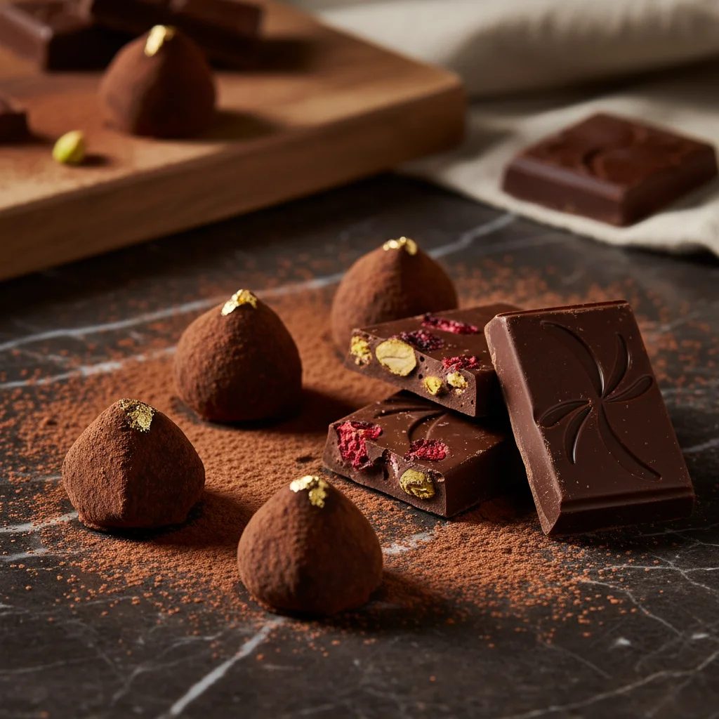 Chocolatier handcrafting premium chocolates at J&C Delicacies in Virar