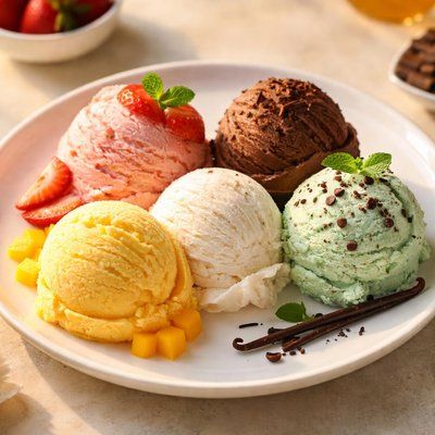 Homemade ice cream scoops, J&C Delicacies Virar