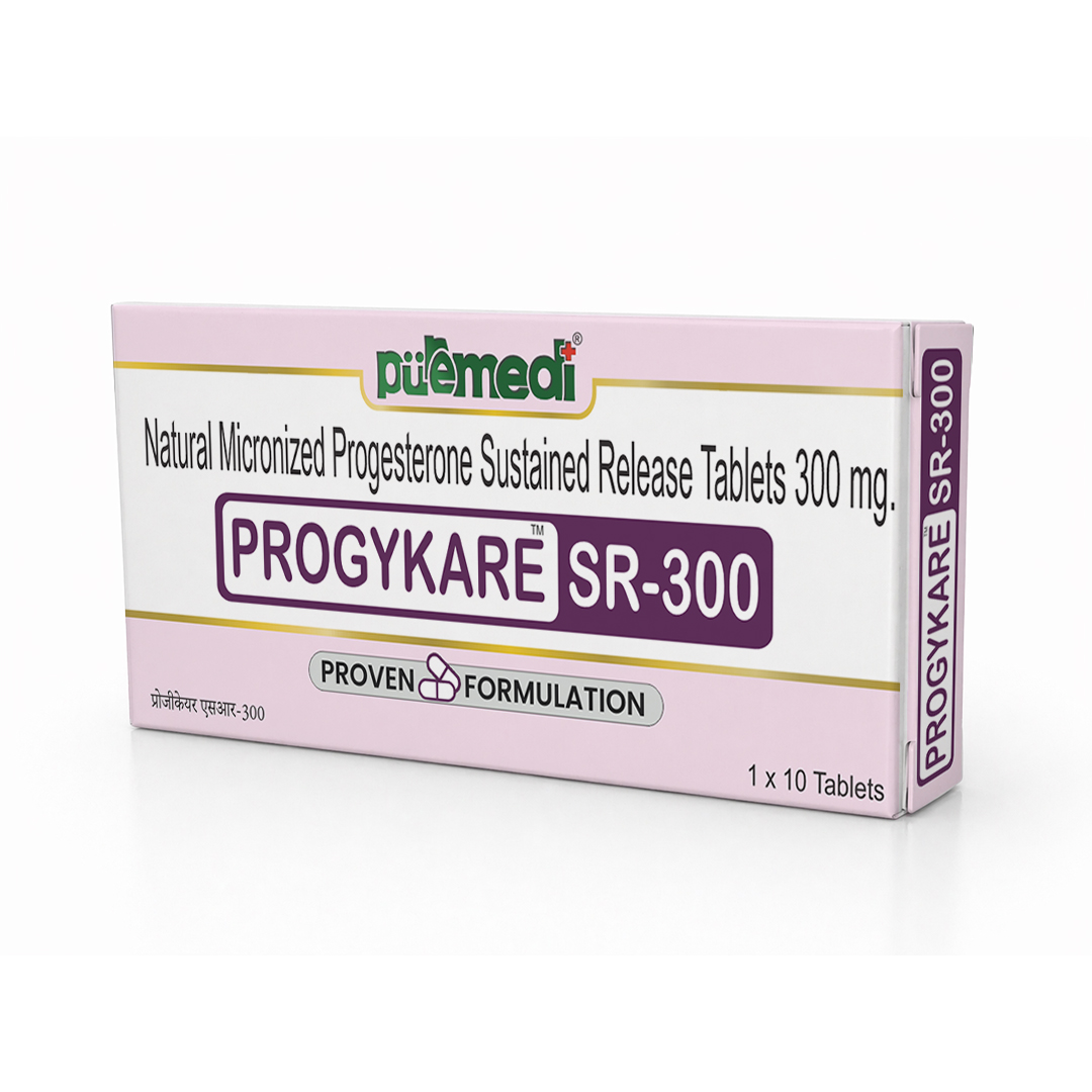 ProgyKare SR 300 Natural Micronized Progesterone Sustained Release Tablets puremedi PureNaturals.Ltd