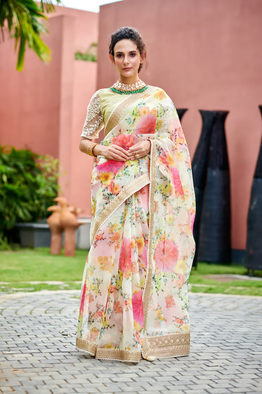 Floral Printed Saree
