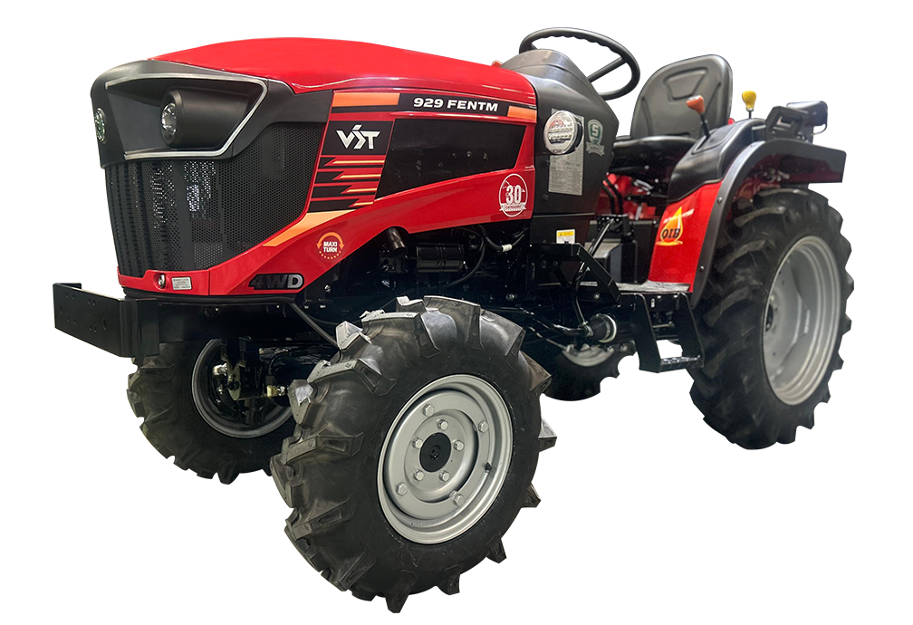 Healthy crop harvest ready for collection using VST agriculture equipment