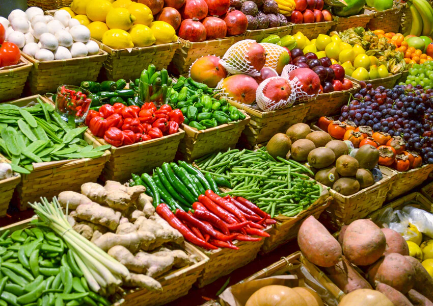 Fresh vegetables basket — Deep Vegetables Company