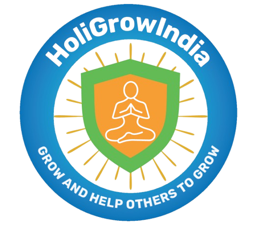 HoliGrowIndia logo – Grow and Help Others to Grow