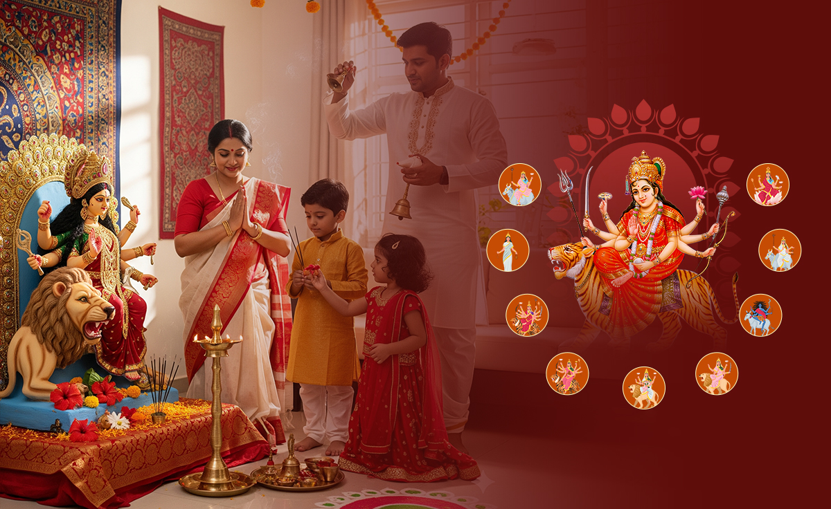 Pandit Ji performing Puja