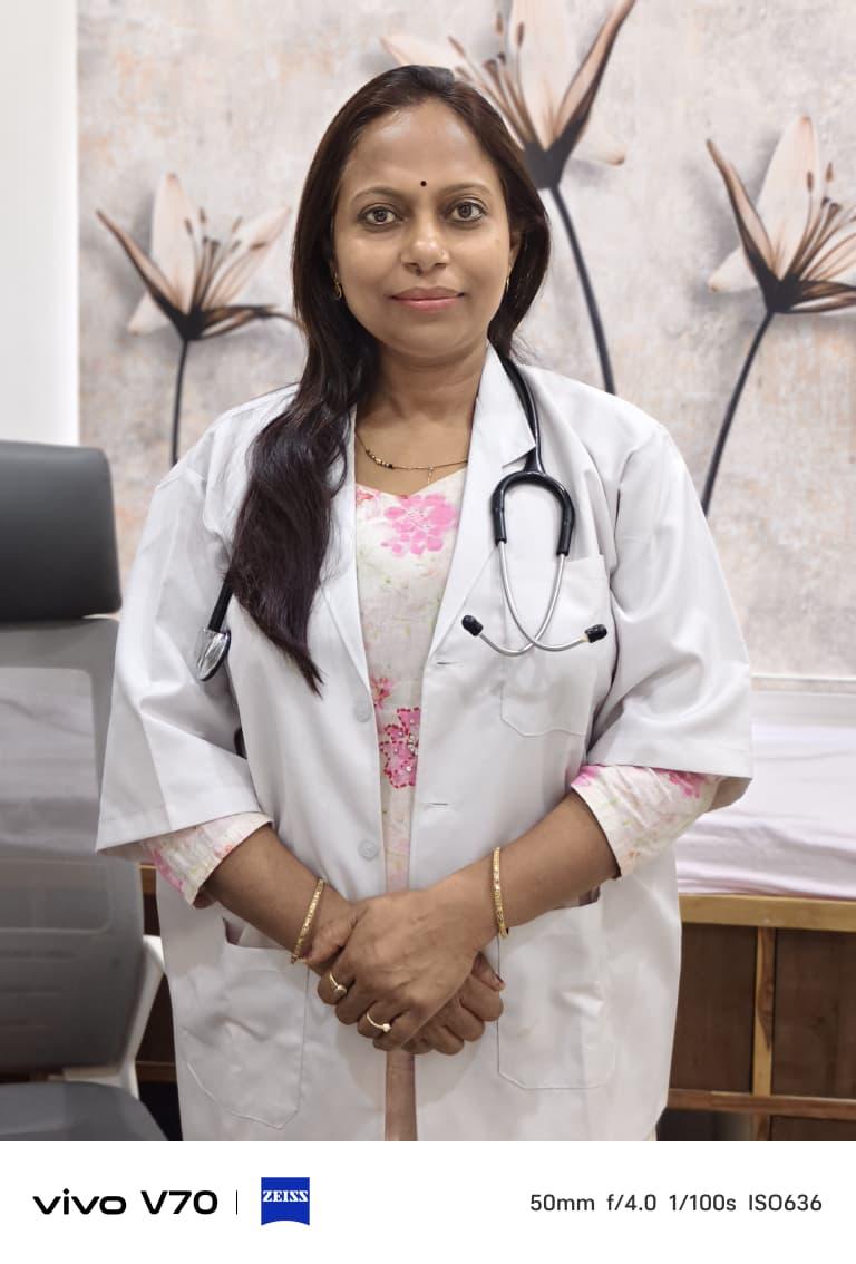 Dr. Sarita Pachori, MD Ayurveda — Stri Rog and fertility consultant at Mrityunjay Aayurveda, Ayurvedic clinic in Dhamtari
