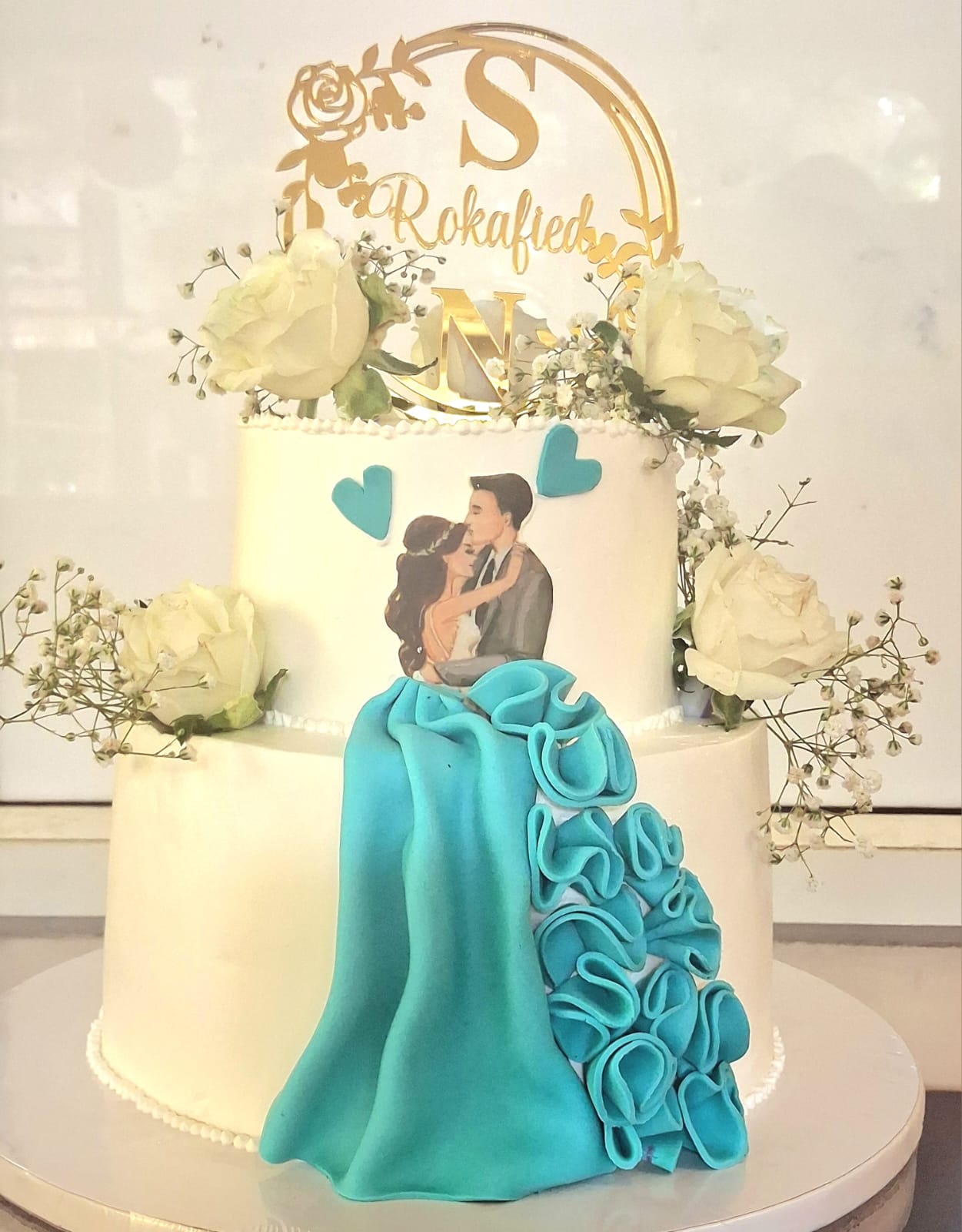 Customised celebration cakes for weddings, engagements and theme birthdays — Dough Spinner bakery Bibwewadi Pune