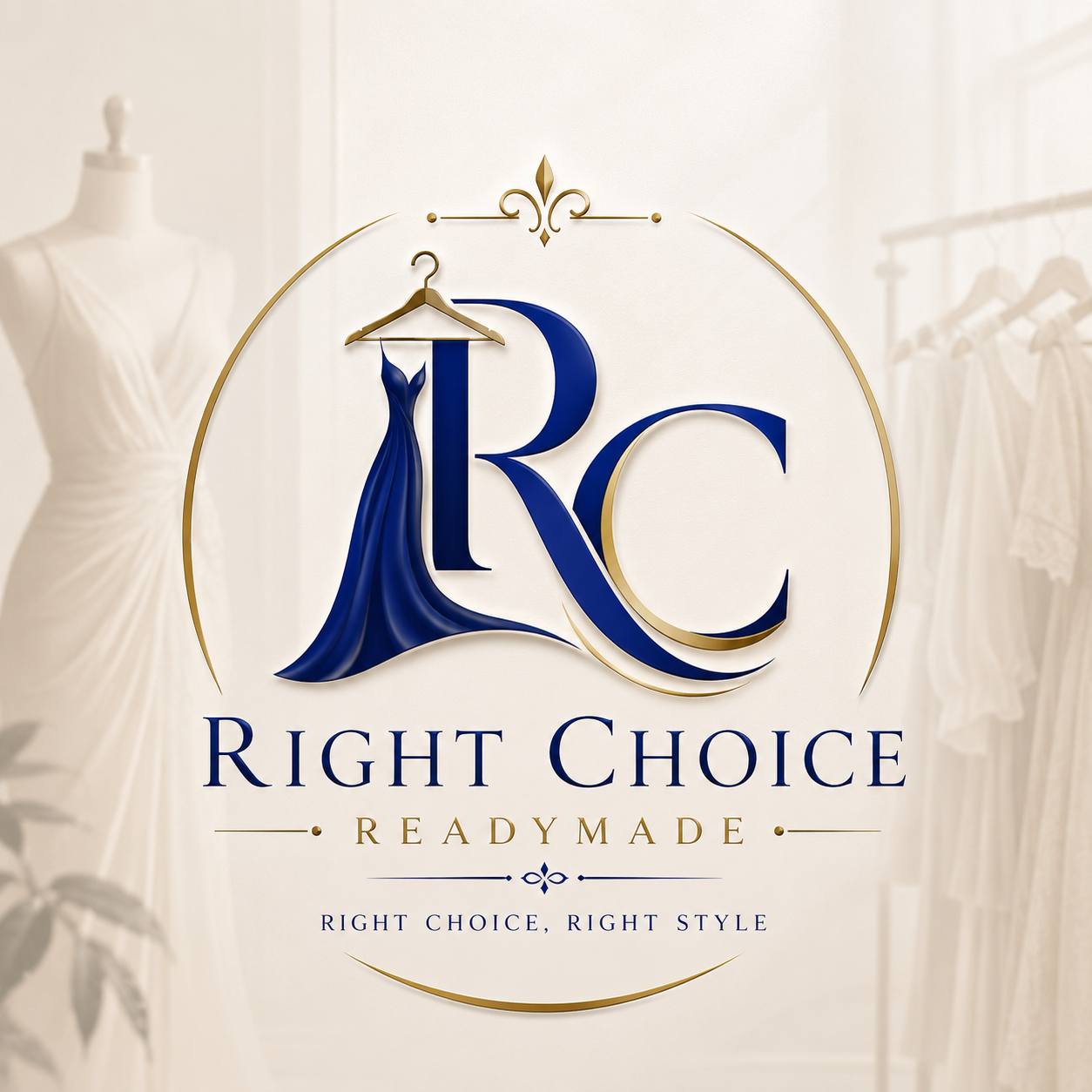 Right Choice Readymade clothing store logo
