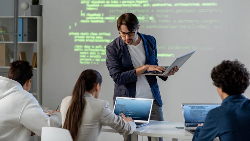 Students at Computers