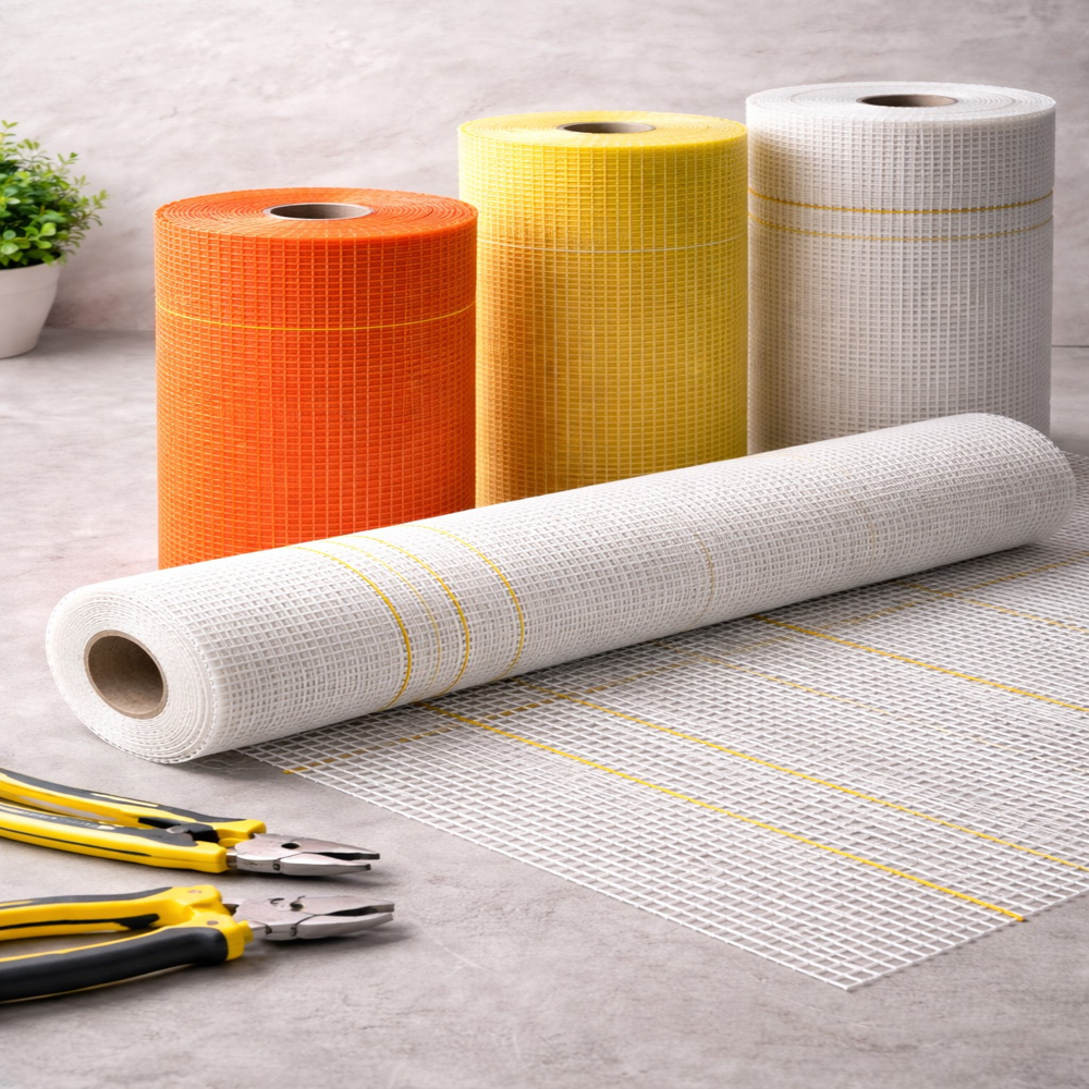 Fiber glass mesh for waterproofing