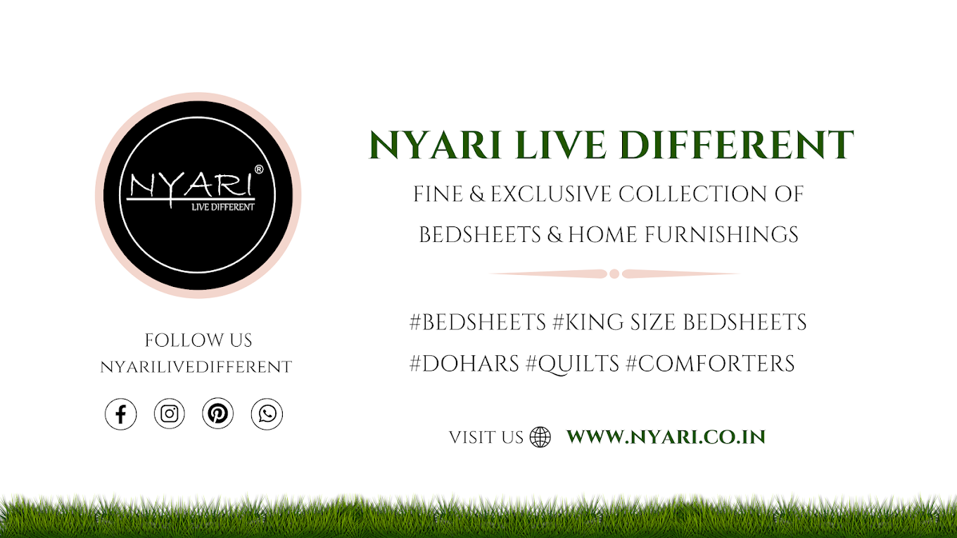 Folded premium bedsheets and linen by Nyari Shubham Textiles Jaipur