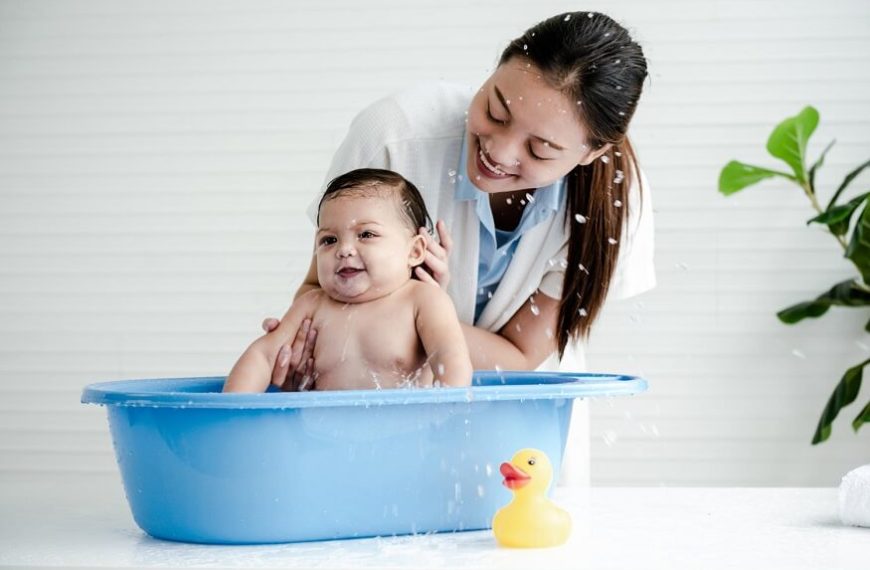 Gentle hypoallergenic baby bath cleansers and wellness grooming accessories