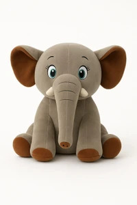 Plush elephant comforters and premium quality stuffed toys for sensory nursery safety