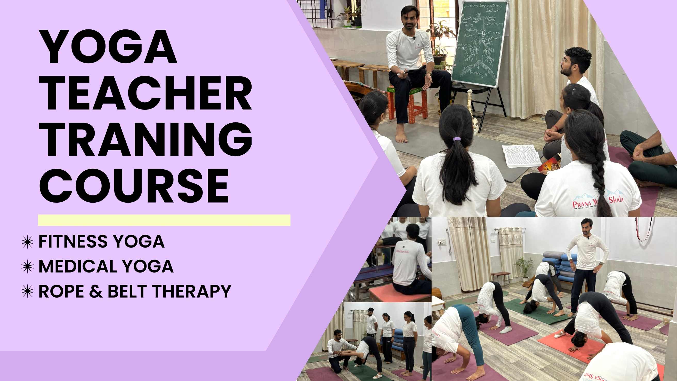 Yoga Teacher Training Course - YTTC at Prana Yoga Shala Jodhpur - 200 hour certification