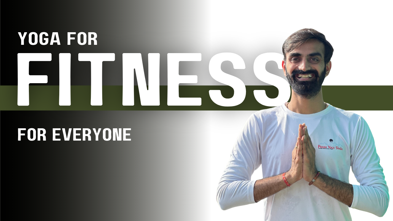 Yoga for fitness class - group fitness session at Prana Yoga Shala Jodhpur