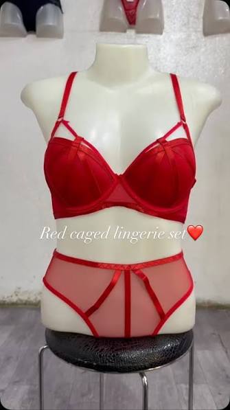 LABUBU SET Lace Bra and Panty Wedding Series