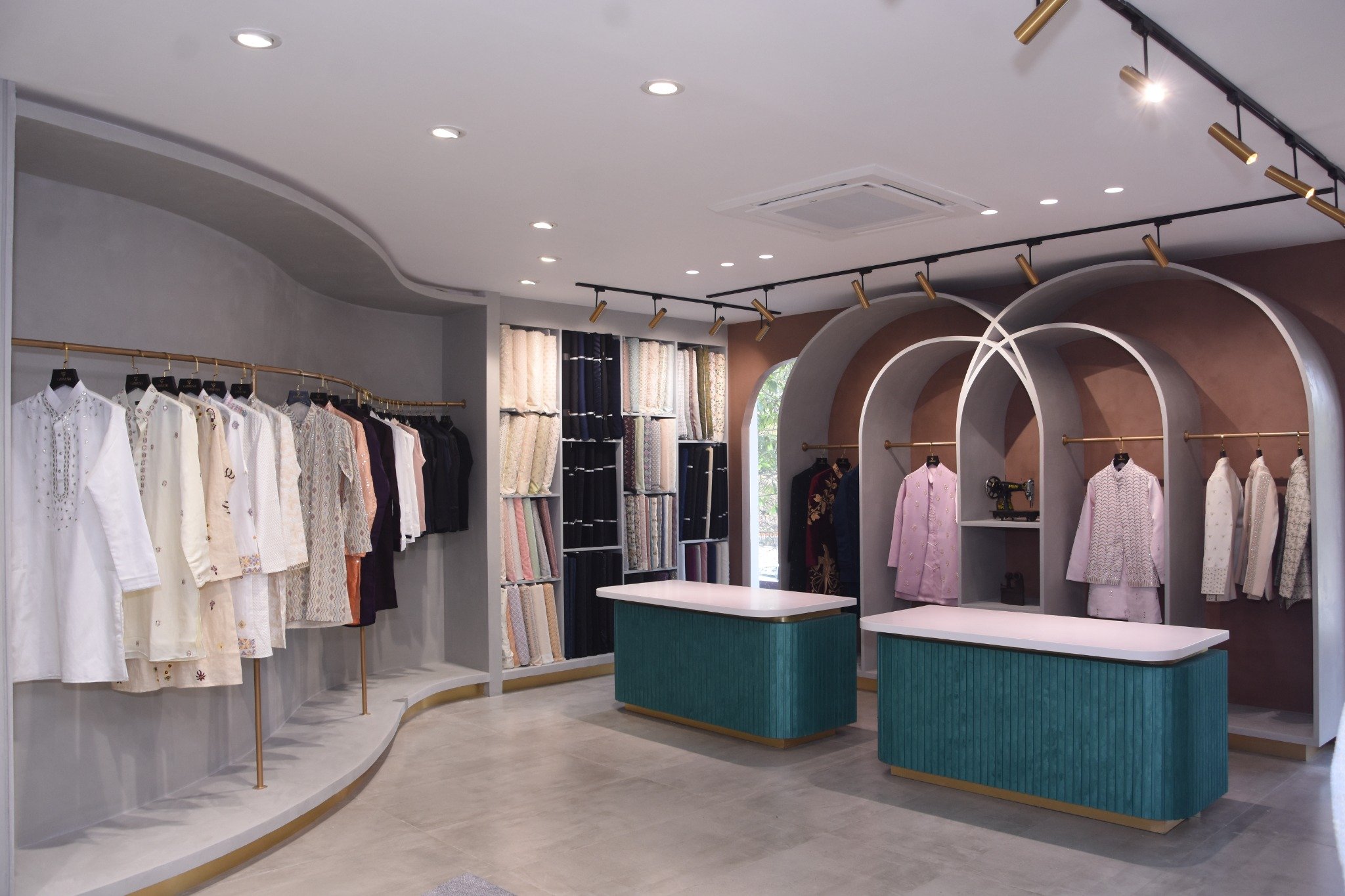 Bespoke ceremonial wear including sherwanis and bandhgalas at GANVESH Bangalore