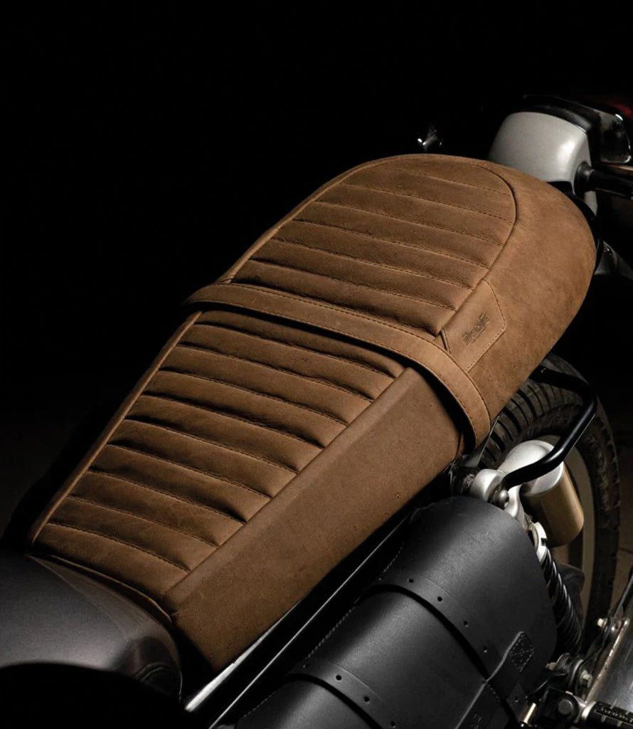 Avon Seats Karol Bagh Delhi brown leather seat cushion with side storage pocket