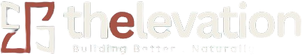THELEVATION logo — best premium natural building materials in Bengaluru