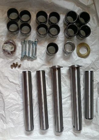 Bucket Pin Bush Kit 6818 - Pins Bushes Bolts Grease Nipples for JCB Backhoe Loader - Ankit Earth Movers