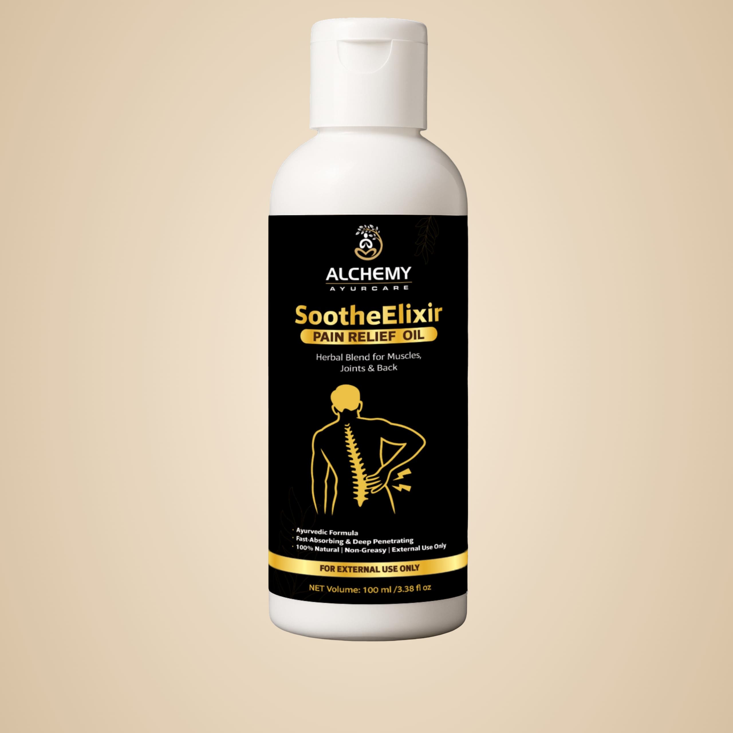 Soothe Elixir Pain Relief Oil Ayurvedic Muscle Joint Massage