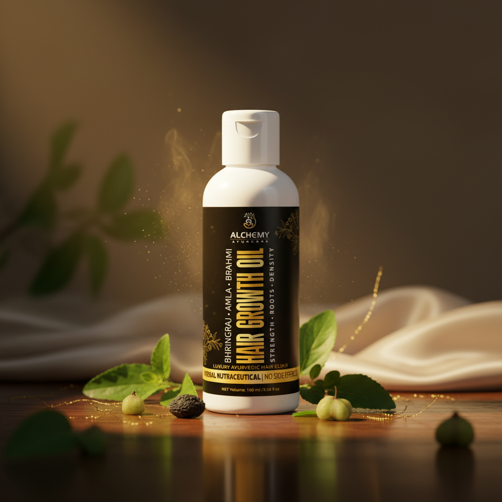 Hair Growth Oil with Bhringraj Amla and Brahmi
