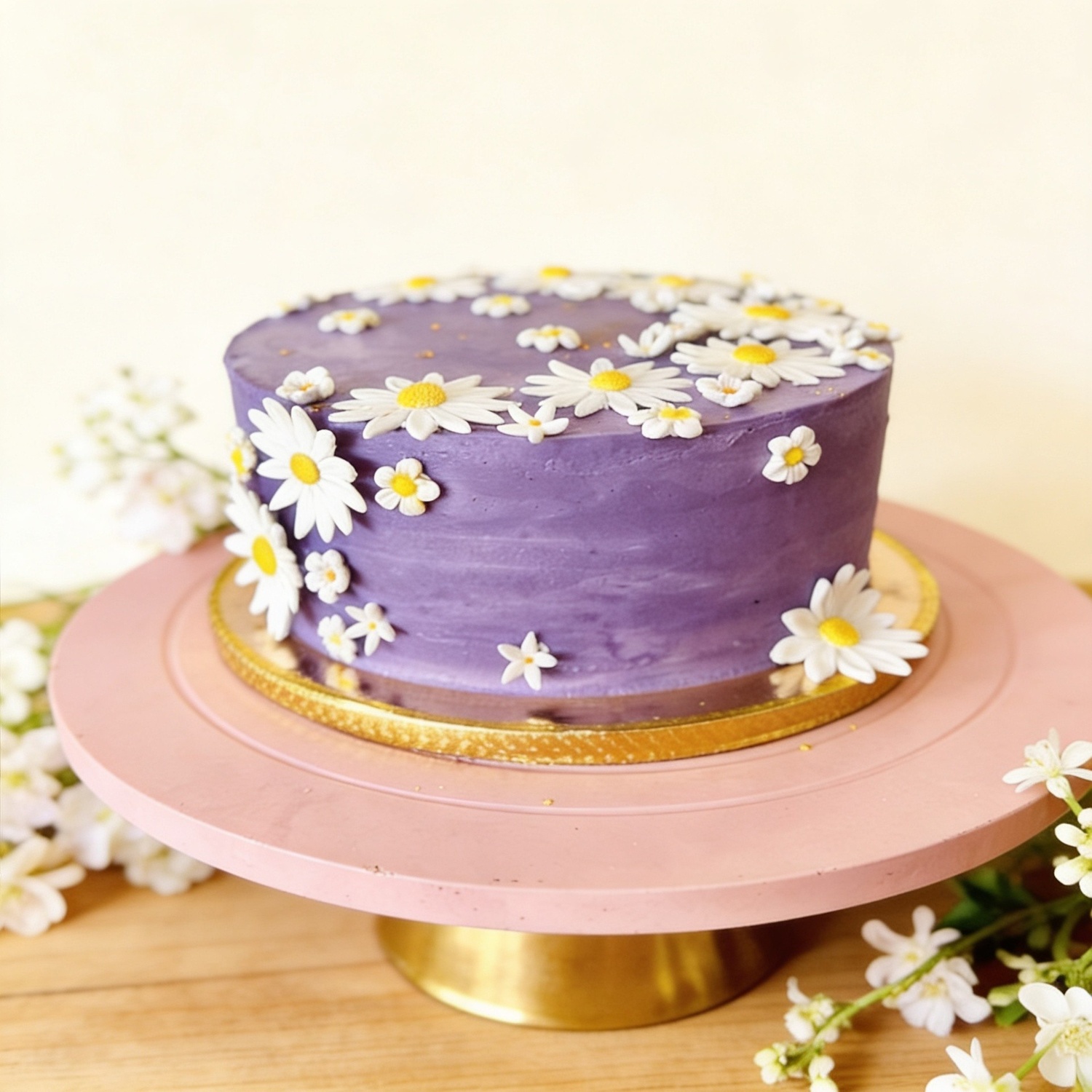 Artisan baker decorating a cake