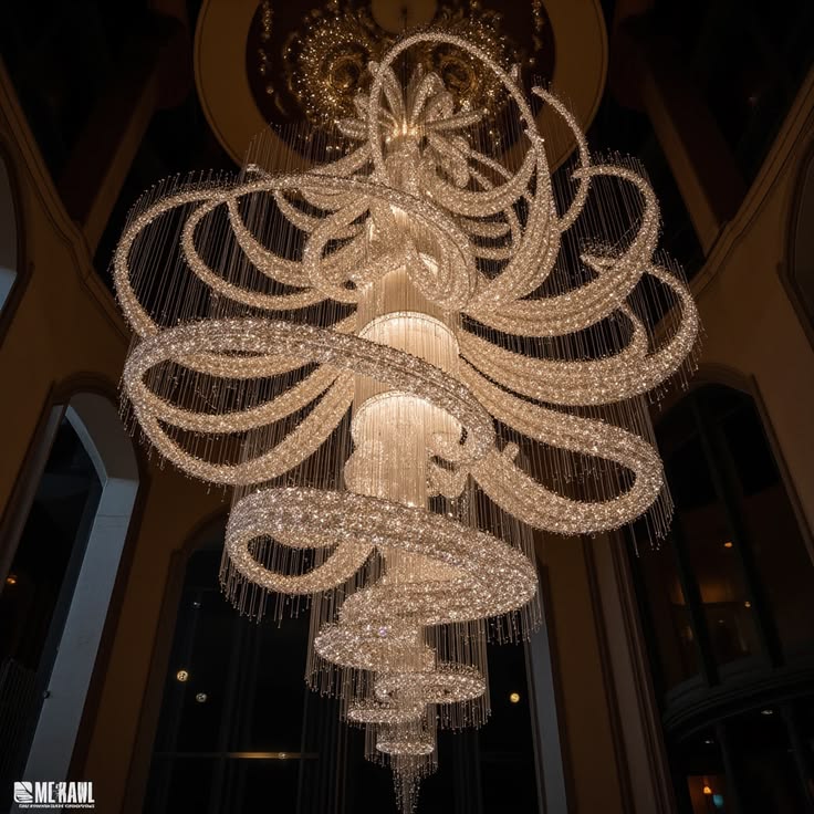 Luxury crystal chandelier at Philips Smart Light Hub Deoghar