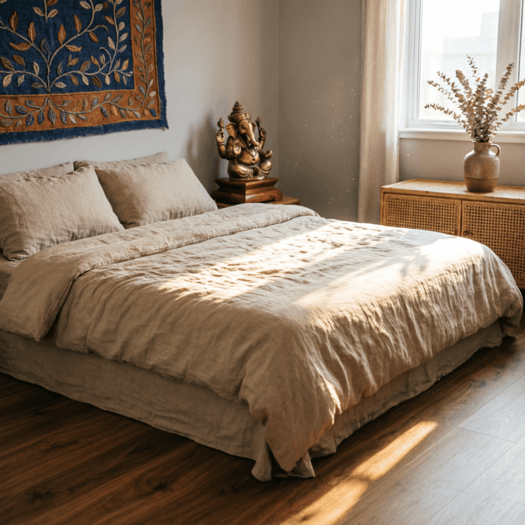 Laminate flooring bedroom in JP Nagar Bangalore