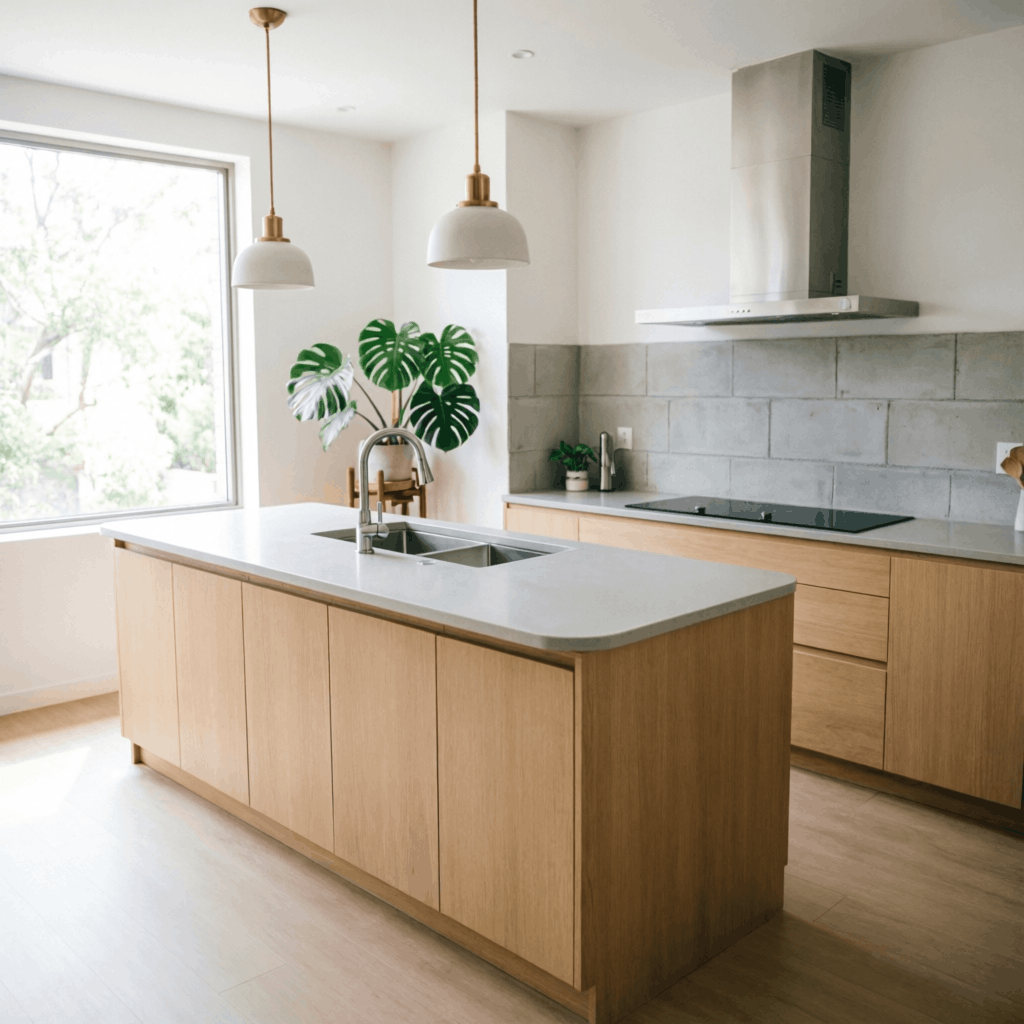 Vinyl flooring kitchen in JP Nagar Bangalore
