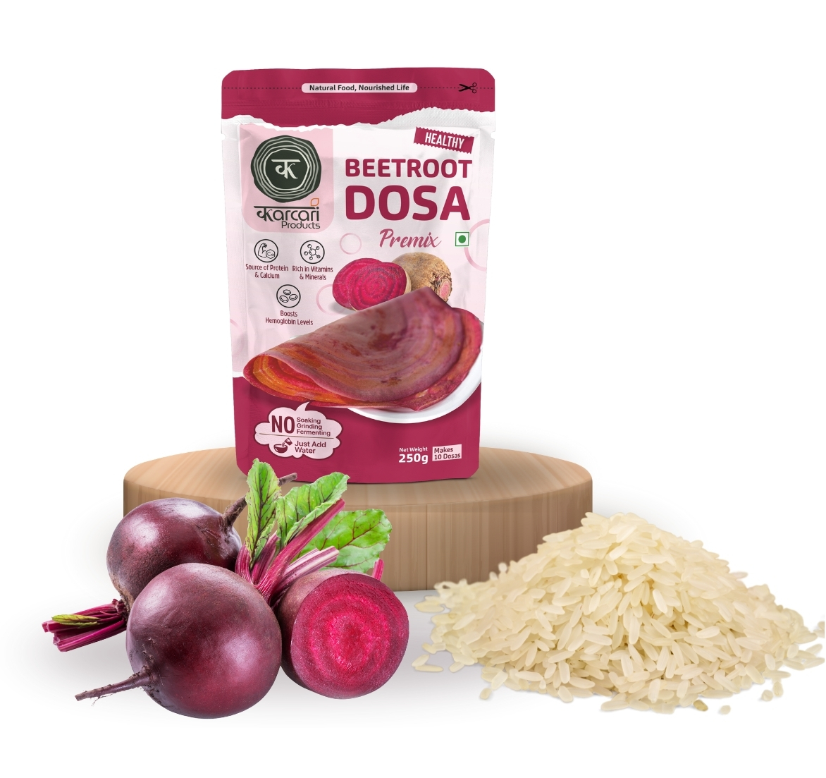 Beetroot Dosa