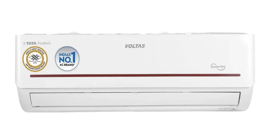 Voltas Split AC 1 Ton 5★ - 125INV Vertis AI Zest Gold