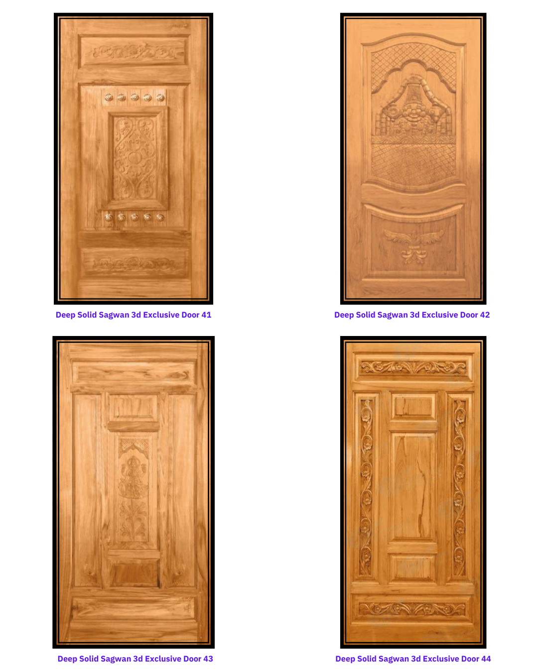 Wooden door installation