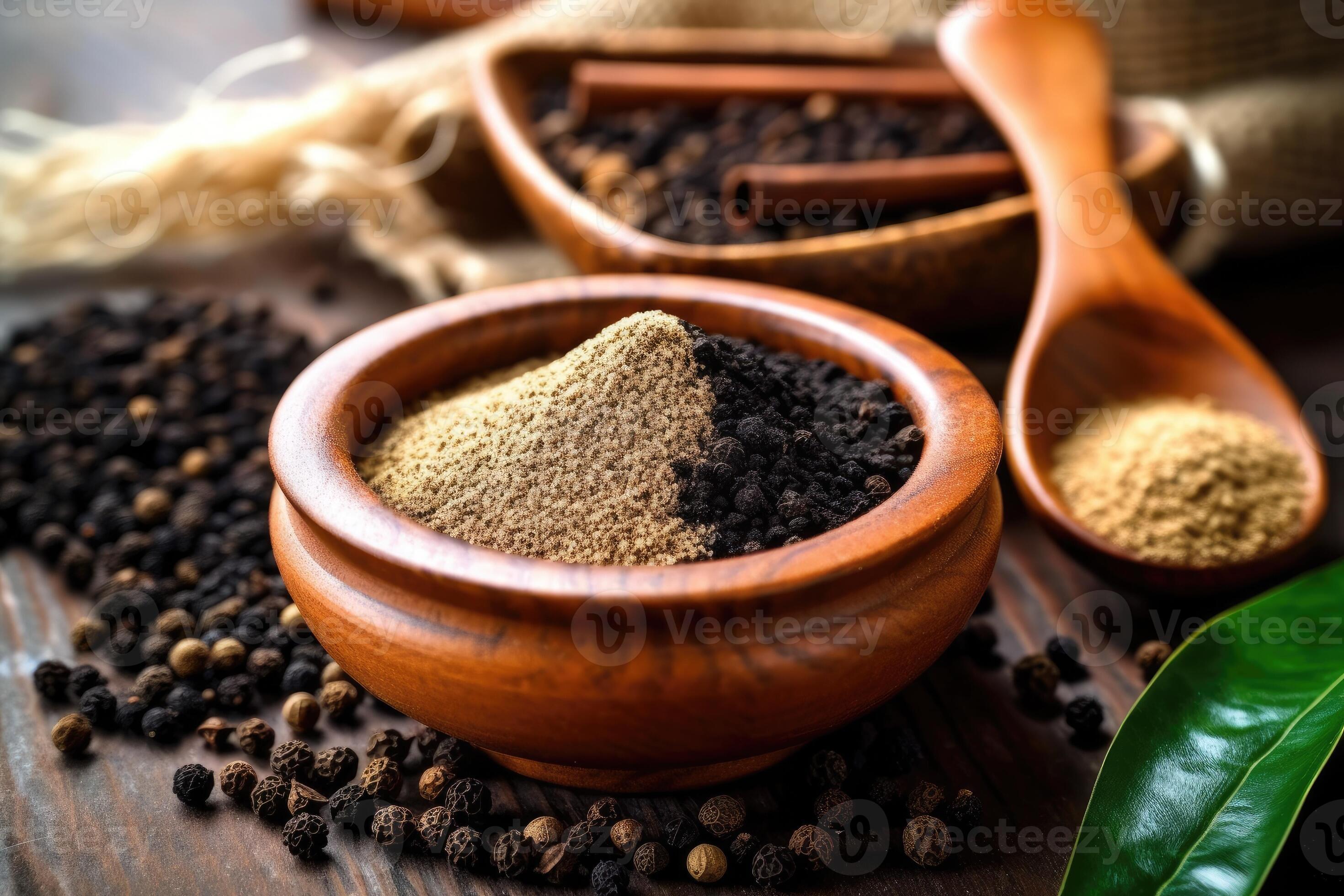Black pepper powder
