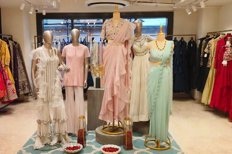 Liza Fashion boutique store interior in Ujjain