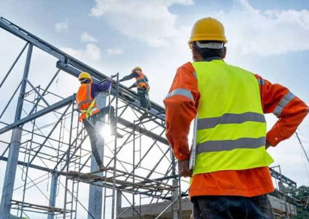 Best building construction in Bhota Chock Chhindwara Madhya Pradesh India - On-site RCC Slab Work
