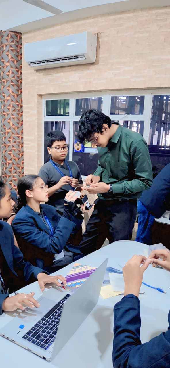 KalkiOrion student building real working robot