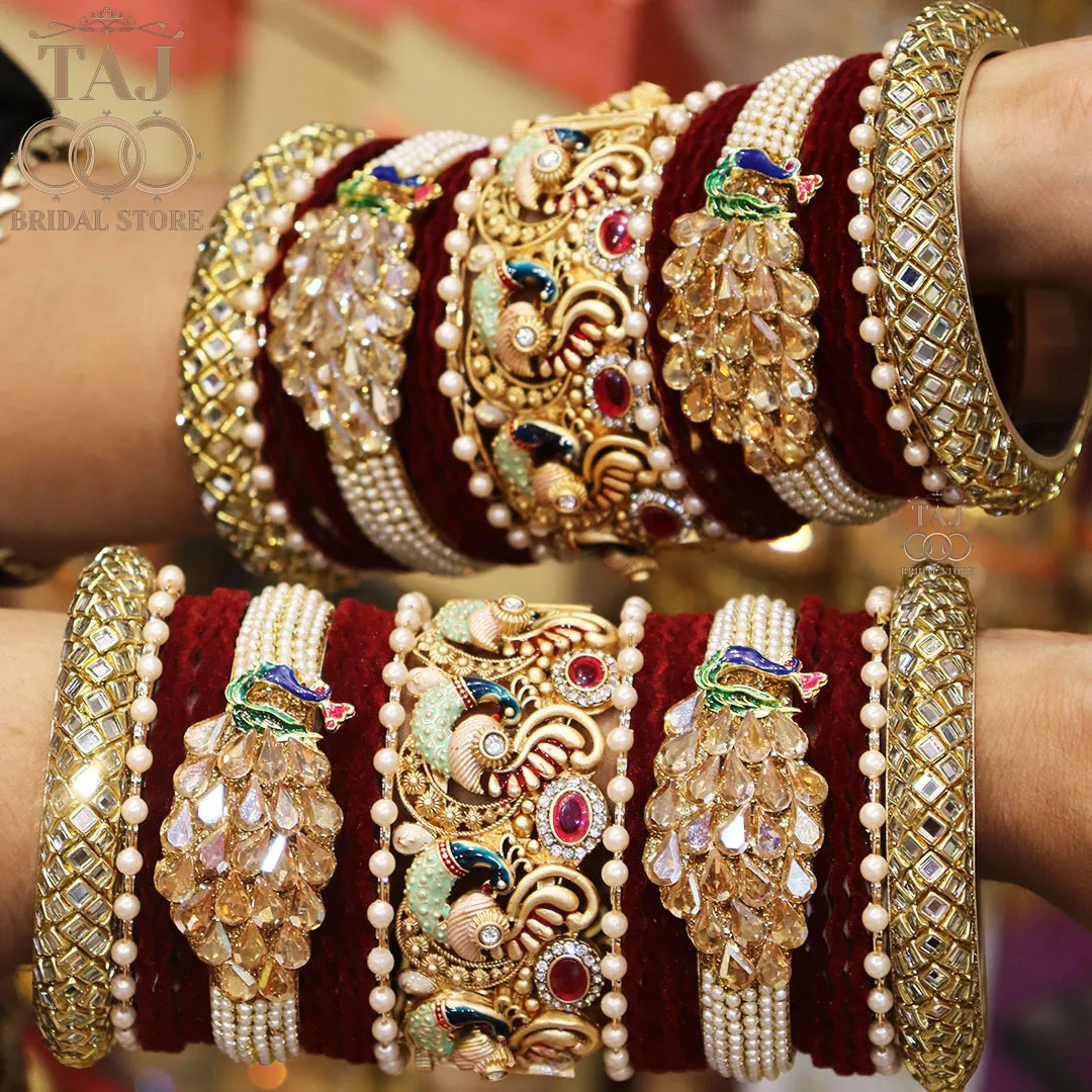 Fancy Kadas and Bangles at our jewellery store showroom
