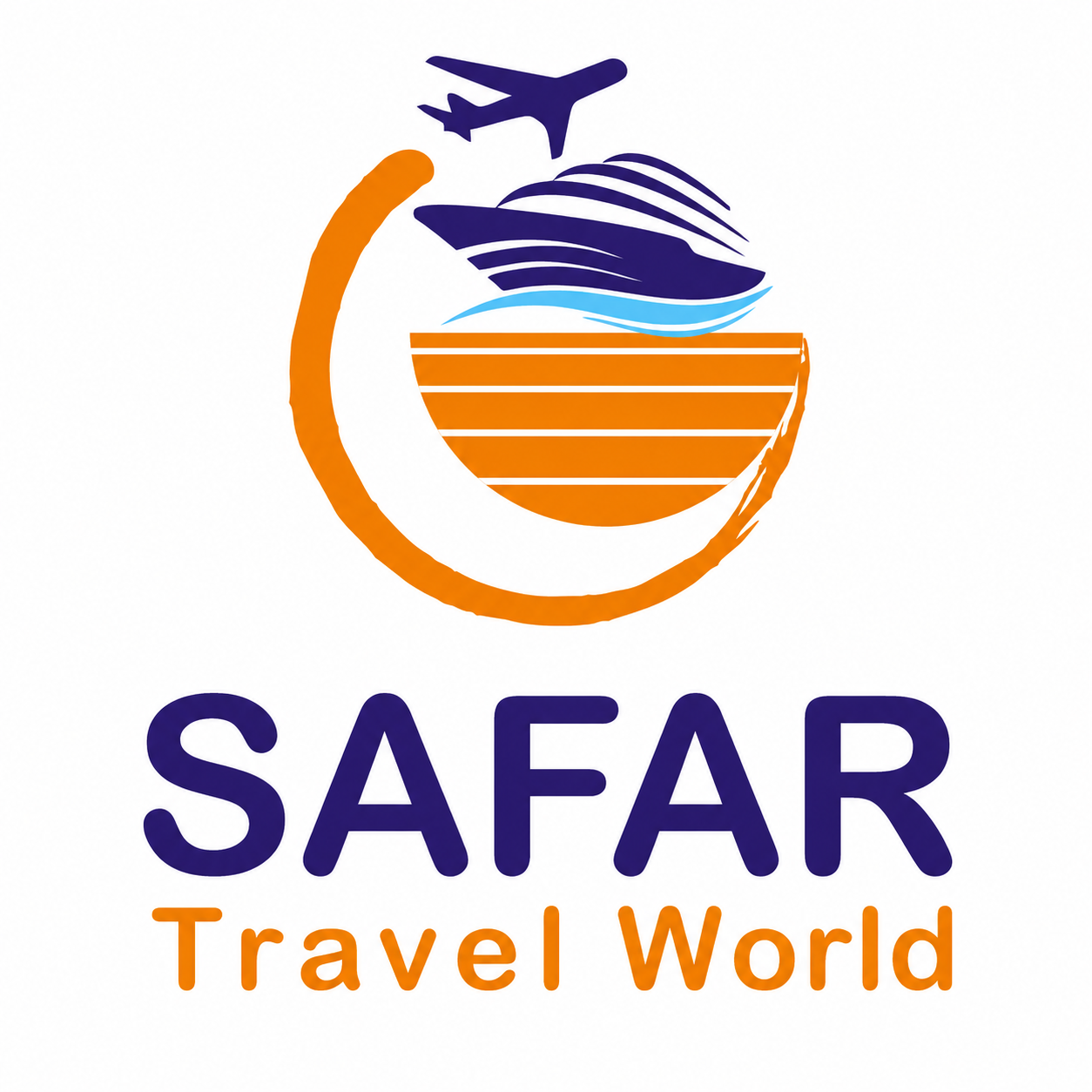 Safar Travel World Logo - Best Travel Agency in Godrej Garden City Ahmedabad