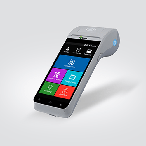 Portable handheld touch billing machine for delivery and mobile billing