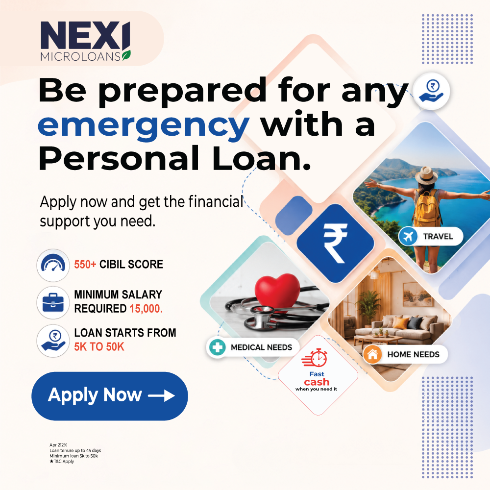 Best Instant Personal Loans in Gurgaon - Nexi Loans