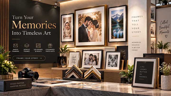 Custom Photo Framing - Krishna Photobook