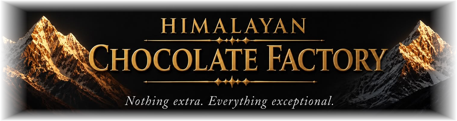 Himalayan Chocolate Factory circular logo - Best chocolate factory in Nainital - The Art of Gifting